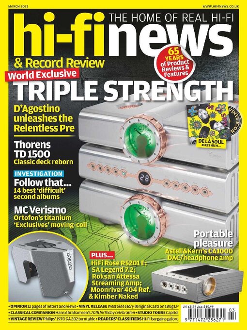Cover image for Hi Fi News
